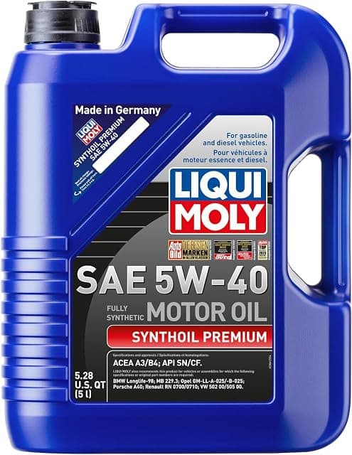 LIQUI MOLY Synthoil Premium SAE 5W-40 | 5 L | Fully synthetic…