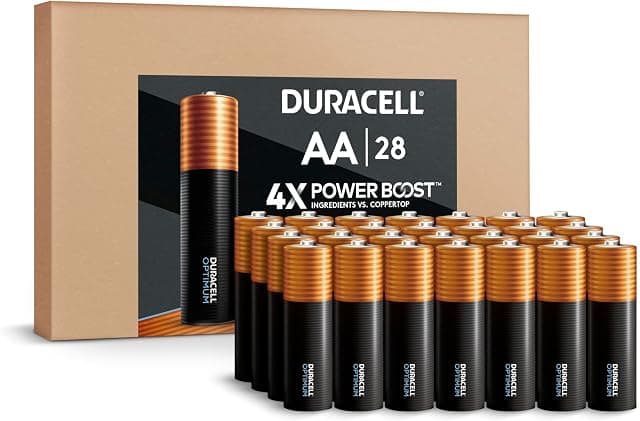 Duracell Optimum AA Batteries 28 Count (Pack of 1) with Power…