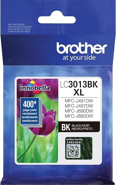 Brother Printer High Yield Ink Cartridge Page Up to 400 Pages…