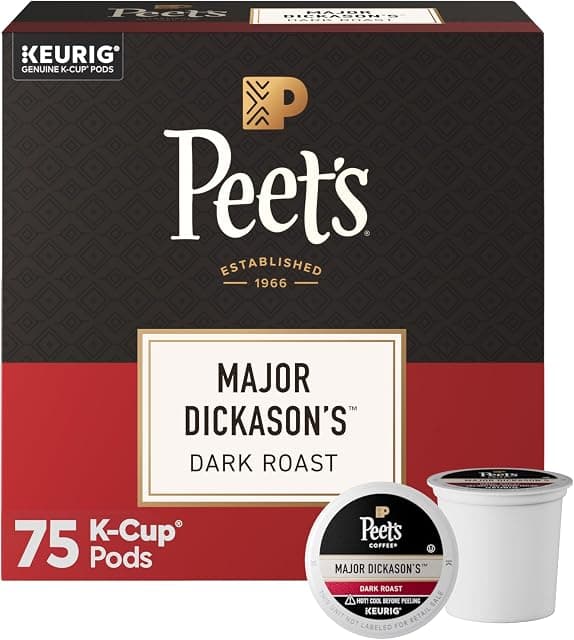 Peet's Coffee, Dark Roast Keurig K-Cup Pods, 100% Arabica…