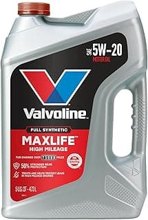 Valvoline MaxLife High Mileage Full Synthetic 5W-20 Motor Oil…