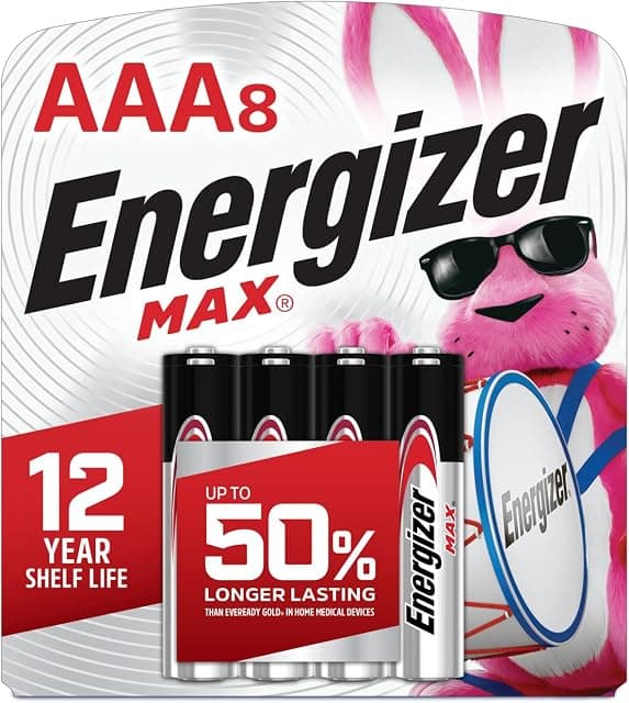 Energizer MAX AAA Batteries (8 Pack)