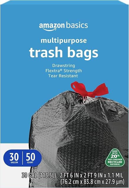 Amazon Basics 30 Gallon Flextra Strength Multipurpose…