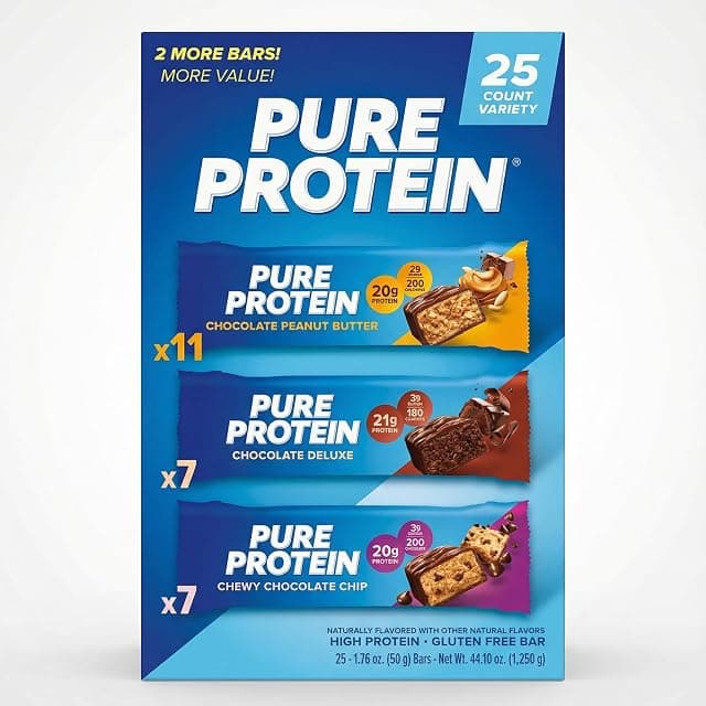 Pure Proteins Bars, Nutrient Rich Snacks with High Protein…