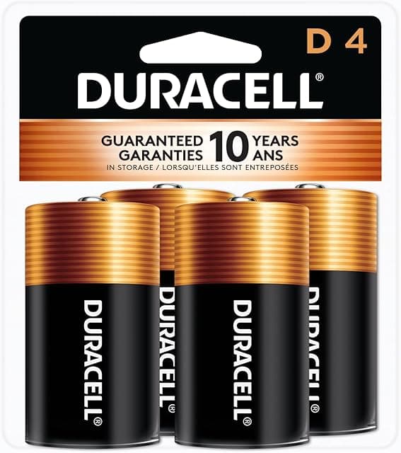 Duracell Coppertop D Batteries