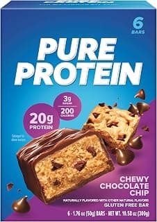 Choc Chip C Size 6ct Pure Protein Chocolat Chip Bar 1.76z