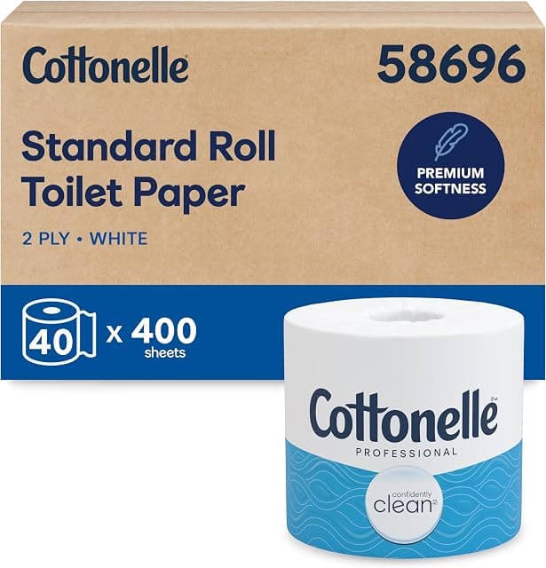Cottonelle® Professional CleanCare Standard Roll Bulk… — White