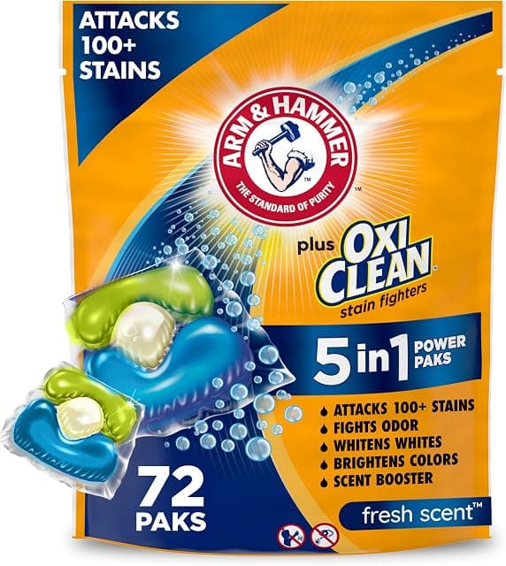 ARM & HAMMER Plus OxiClean Stain Fighters: 5-in… — Fresh Scent