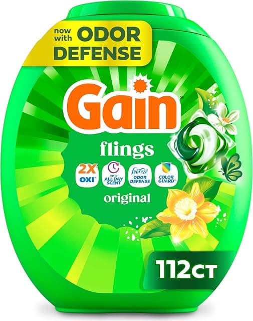 Gain Flings Liquid Washing Detergent Pods