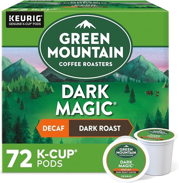 Green Mountain Coffee Dark Magic Decaf Keurig Single-Serve…