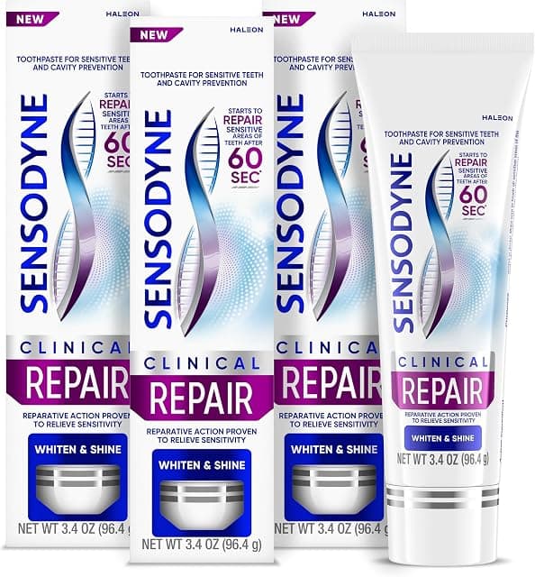 Sensodyne Clinical Repair Whiten & Shine Toothpaste…