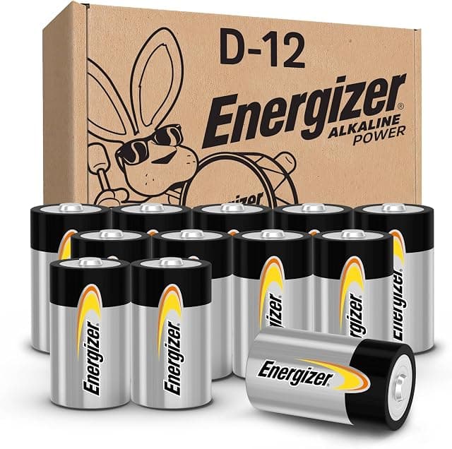 Energizer Alkaline Power D Batteries 12 Count (Pack of 1)