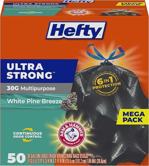 Hefty Ultra Strong 30 Gallon Trash Bags