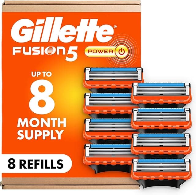 Gillette Fusion5 Power Razor Blade Refills for Men
