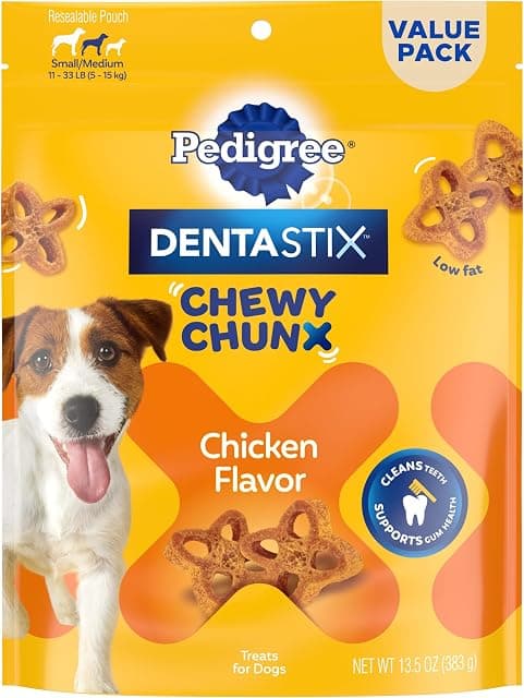 Dentastix Chewy Chunx Small & Medium Dog Treats Chicken Flavor