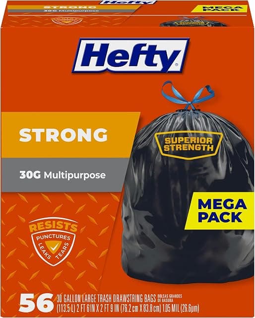 Hefty Strong 30 Gallon Trash Bags