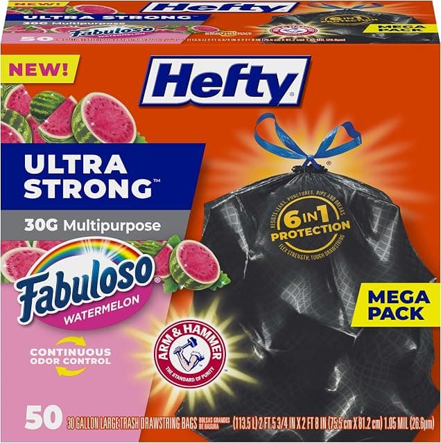 Hefty Ultra Strong 30 Gallon Trash Bags